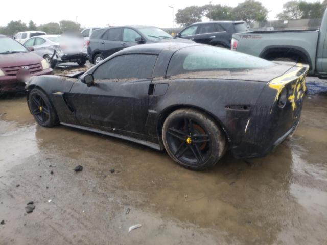 1G1YF2DW0D5108518 - 2013 CHEVROLET CORVETTE BLACK photo 2