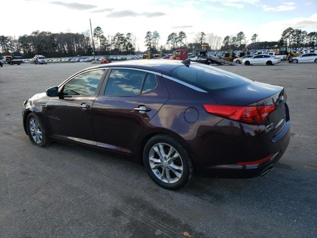 5XXGM4A71DG182236 - 2013 KIA OPTIMA LX BURGUNDY photo 2