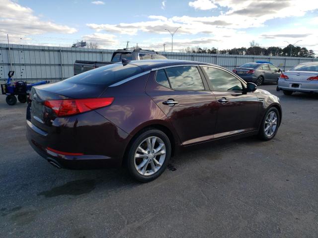 5XXGM4A71DG182236 - 2013 KIA OPTIMA LX BURGUNDY photo 3