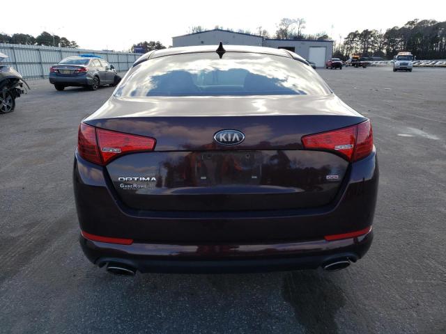 5XXGM4A71DG182236 - 2013 KIA OPTIMA LX BURGUNDY photo 6