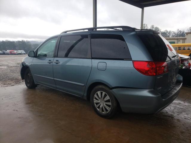 5TDZK23C68S116427 - 2008 TOYOTA SIENNA CE BLUE photo 2