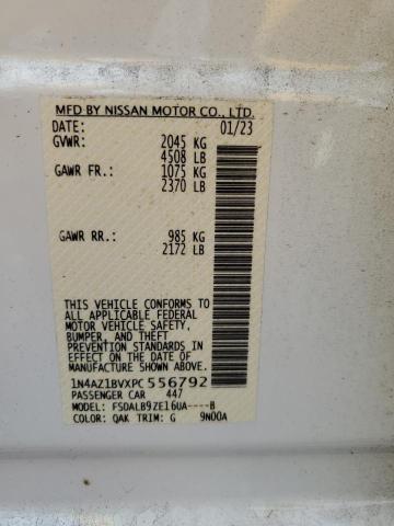 1N4AZ1BVXPC556792 - 2023 NISSAN LEAF S WHITE photo 13