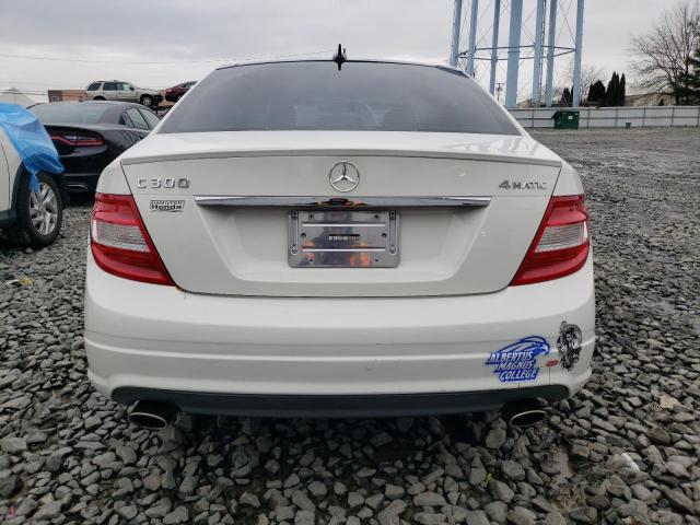 WDDGF8BB2BR143210 - 2011 MERCEDES-BENZ C 300 4MATIC WHITE photo 6