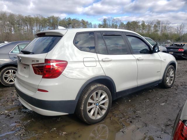 5UXWX9C55D0D02439 - 2013 BMW X3 XDRIVE28I WHITE photo 3