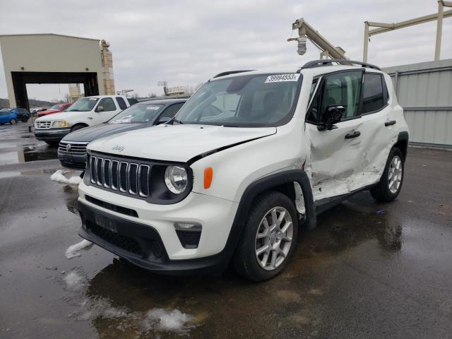 ZACNJAAB1LPL31707 - 2020 JEEP RENEGADE SPORT Սպիտակ լուսանկար 1