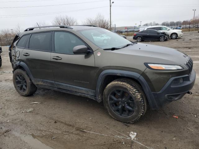 1C4PJMBSXEW297610 - 2014 JEEP CHEROKEE TRAILHAWK 绿色 照片 4