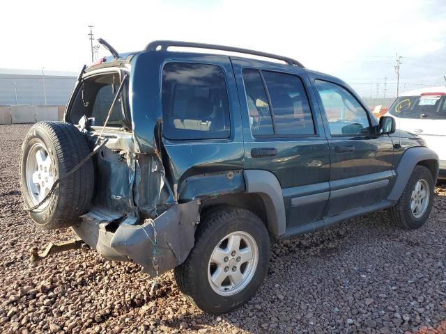 1J4GL48K25W701432 - 2005 JEEP LIBERTY SPORT BLUE photo 3