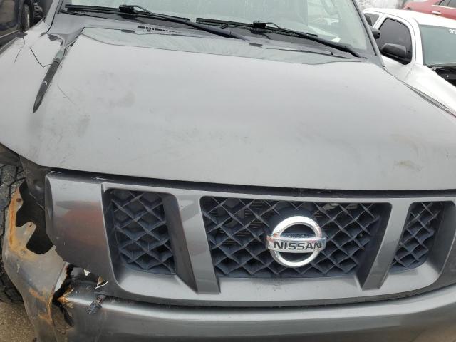 1N6BA0EC6CN319206 - 2012 NISSAN TITAN S GRAY photo 11