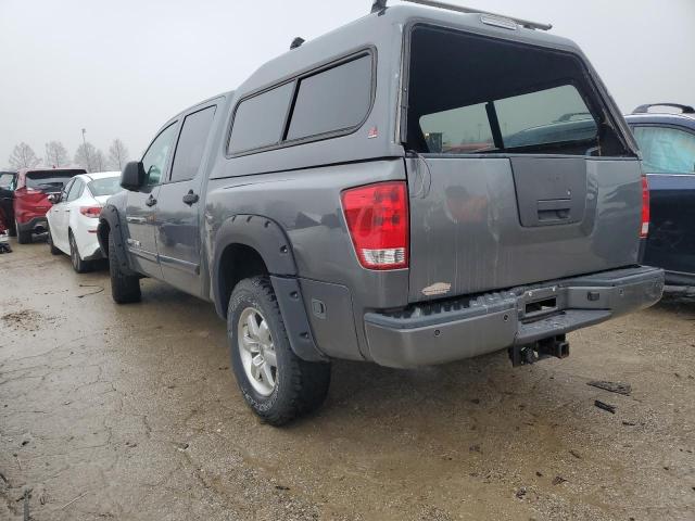 1N6BA0EC6CN319206 - 2012 NISSAN TITAN S GRAY photo 2