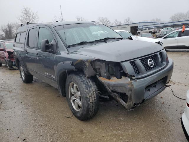 1N6BA0EC6CN319206 - 2012 NISSAN TITAN S GRAY photo 4