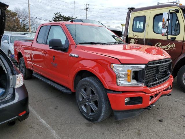 1FTEX1EP7LFC02171 - 2020 FORD F150 SUPER CAB RED photo 4