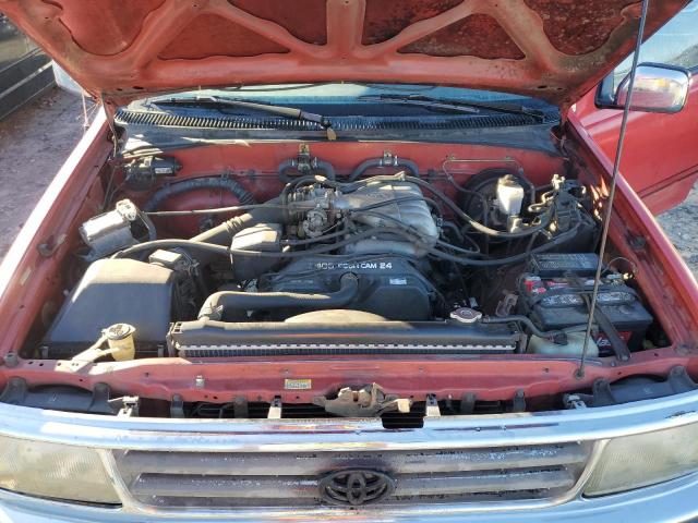 JT4TN14D6W0042134 - 1998 TOYOTA T100 XTRACAB SR5 RED photo 11