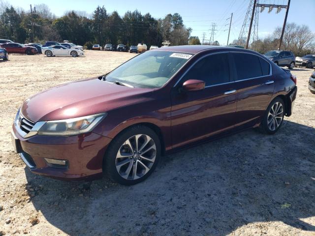 1HGCR2F58FA148208 - 2015 HONDA ACCORD SPORT MAROON photo 1