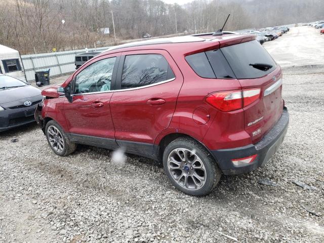 MAJ3S2KE3MC411009 - 2021 FORD ECOSPORT TITANIUM MAROON photo 2