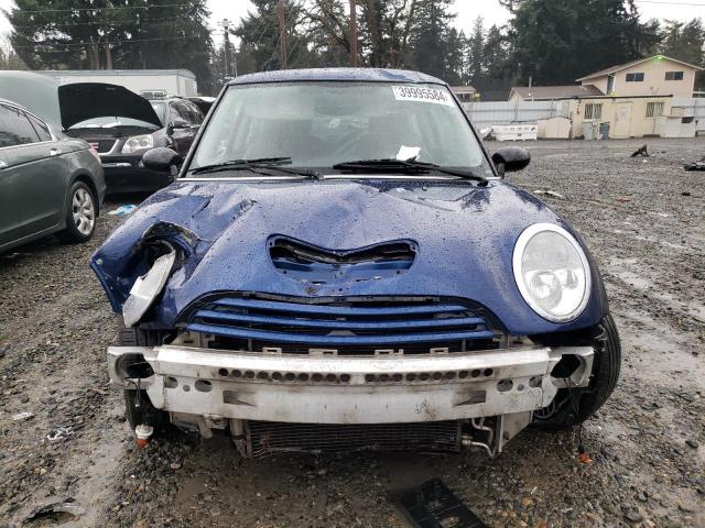 WMWRE33413TD66335 - 2003 MINI COOPER S BLUE photo 5