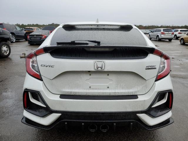 SHHFK7H92LU402820 - 2020 HONDA CIVIC SPORT TOURING WHITE photo 6