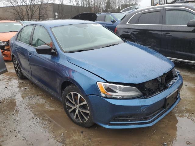 3VWD67AJ9GM397390 - 2016 VOLKSWAGEN JETTA SE BLUE photo 4