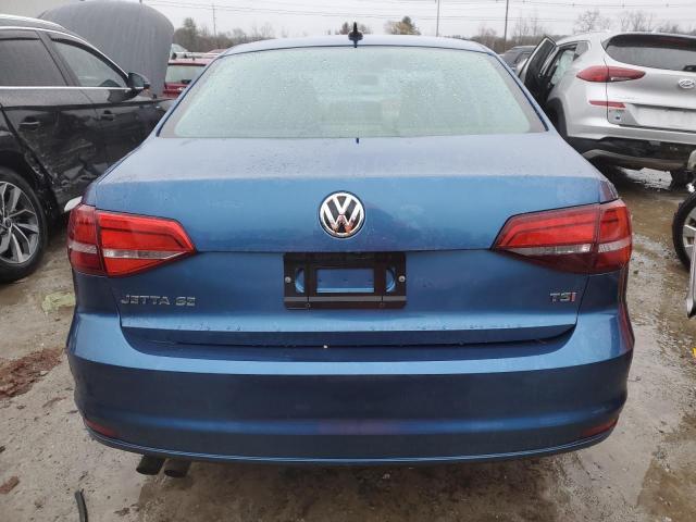 3VWD67AJ9GM397390 - 2016 VOLKSWAGEN JETTA SE BLUE photo 6