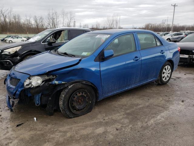2T1BU4EEXAC503518 - 2010 TOYOTA COROLLA BASE BLUE photo 1