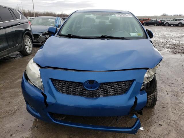 2T1BU4EEXAC503518 - 2010 TOYOTA COROLLA BASE BLUE photo 5