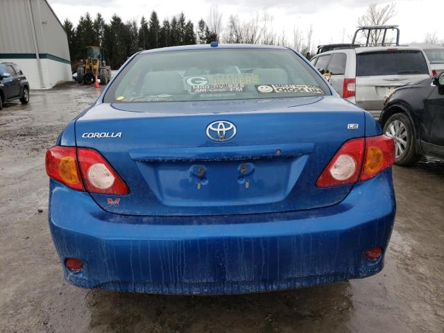 2T1BU4EEXAC503518 - 2010 TOYOTA COROLLA BASE BLUE photo 6
