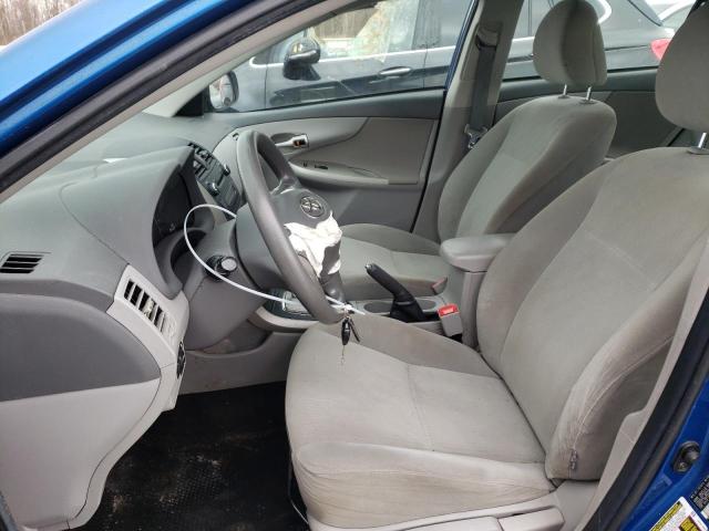 2T1BU4EEXAC503518 - 2010 TOYOTA COROLLA BASE BLUE photo 7