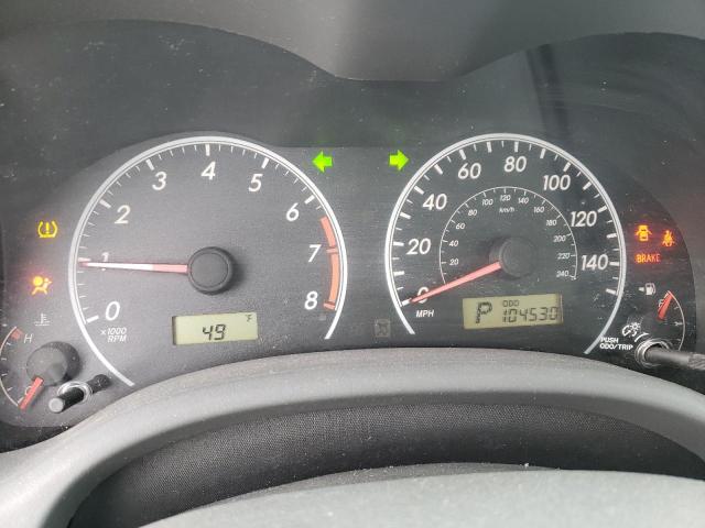 2T1BU4EEXAC503518 - 2010 TOYOTA COROLLA BASE BLUE photo 9