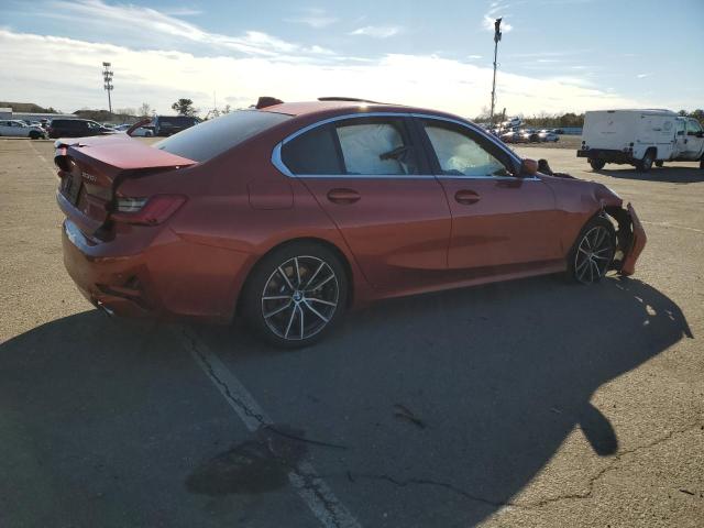 3MW5R7J02N8C33231 - 2022 BMW 330XI ORANGE photo 3