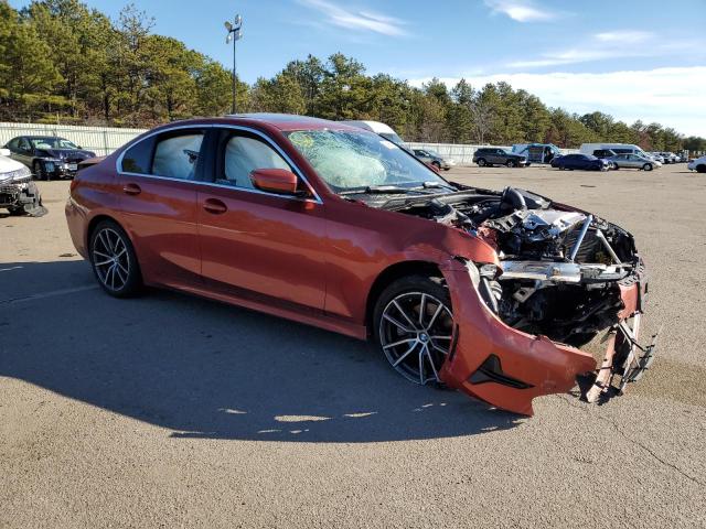 3MW5R7J02N8C33231 - 2022 BMW 330XI ORANGE photo 4