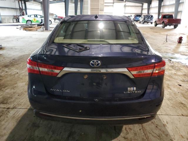 4T1BD1EB9EU030218 - 2014 TOYOTA AVALON HYBRID BLUE photo 6