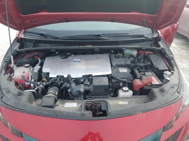 JTDKARFPXJ3099747 - 2018 TOYOTA PRIUS PRIM 红色 照片 11
