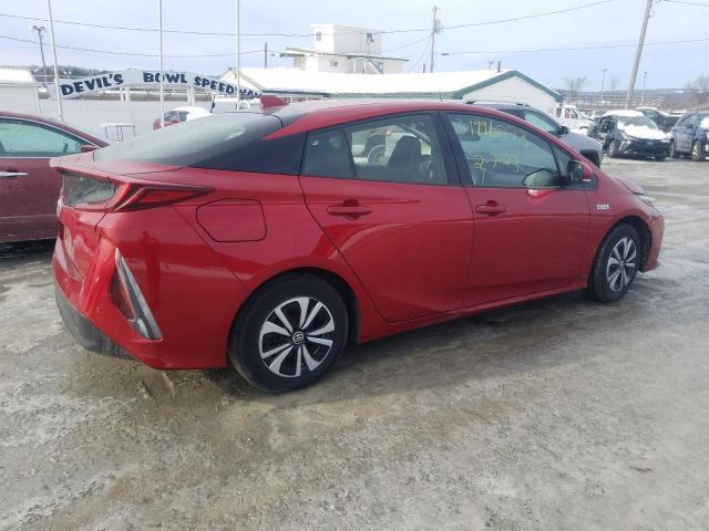 JTDKARFPXJ3099747 - 2018 TOYOTA PRIUS PRIM 红色 照片 3