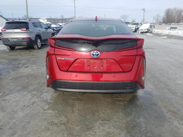 JTDKARFPXJ3099747 - 2018 TOYOTA PRIUS PRIM 红色 照片 6