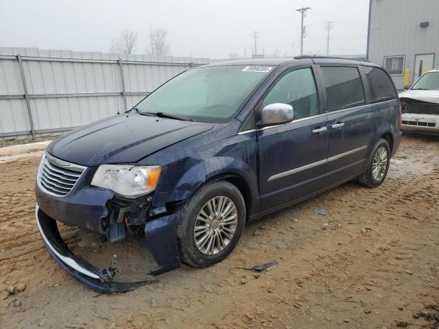 2C4RC1CG8DR614593 - 2013 CHRYSLER TOWN & COU TOURING L BLUE photo 1