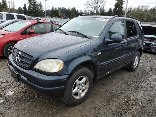 4JGAB54E9YA169338 - 2000 MERCEDES-BENZ ML 320 BLUE photo 1