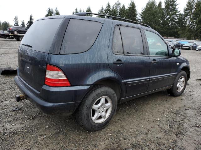 4JGAB54E9YA169338 - 2000 MERCEDES-BENZ ML 320 BLUE photo 3