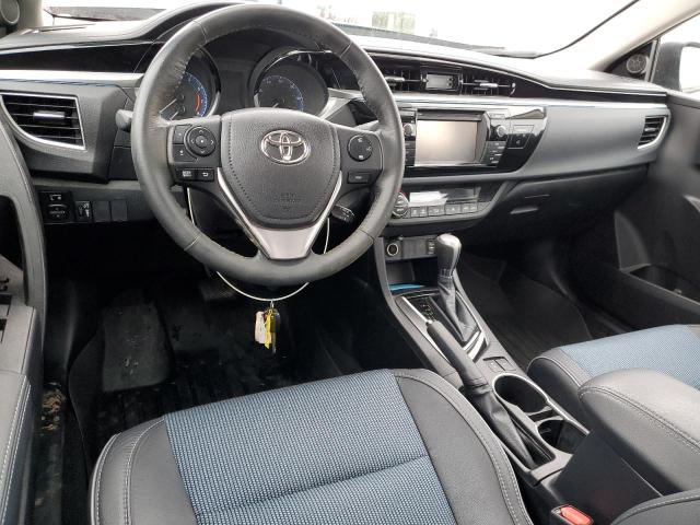 2T1BURHEXFC257196 - 2015 TOYOTA COROLLA L BLACK photo 8