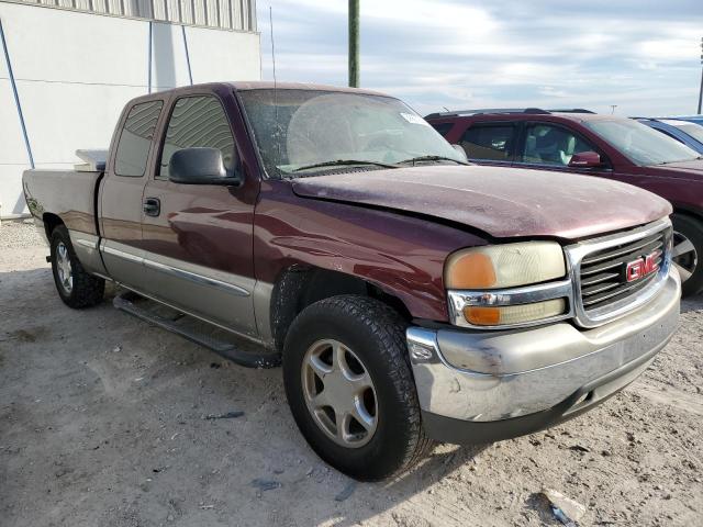 2GTEK19T421366893 - 2002 GMC NEW SIERRA K1500 MAROON photo 4