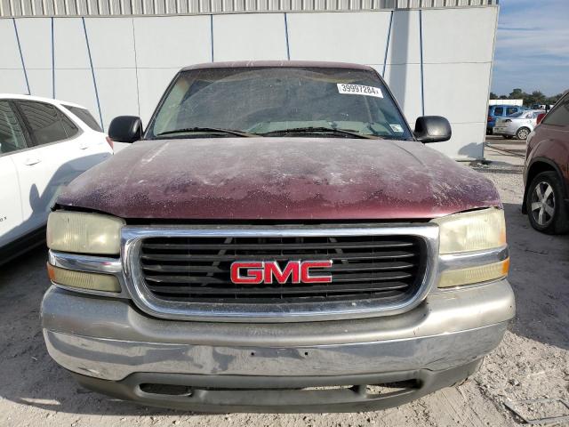 2GTEK19T421366893 - 2002 GMC NEW SIERRA K1500 MAROON photo 5