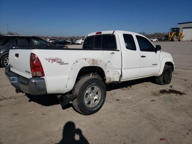 5TEUU42N47Z433563 - 2007 TOYOTA TACOMA ACCESS CAB WHITE photo 3