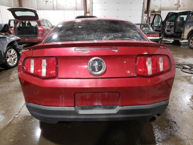 1ZVBP8AN7A5131134 - 2010 FORD MUSTANG RED photo 6