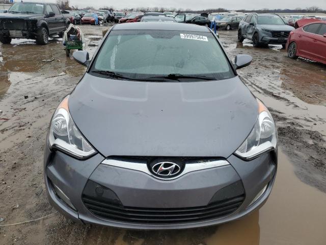 KMHTC6AD1HU310716 - 2017 HYUNDAI VELOSTER GRAY photo 5