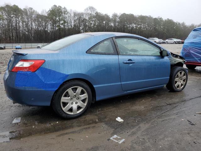 2HGFG12618H571745 - 2008 HONDA CIVIC LX BLUE photo 3