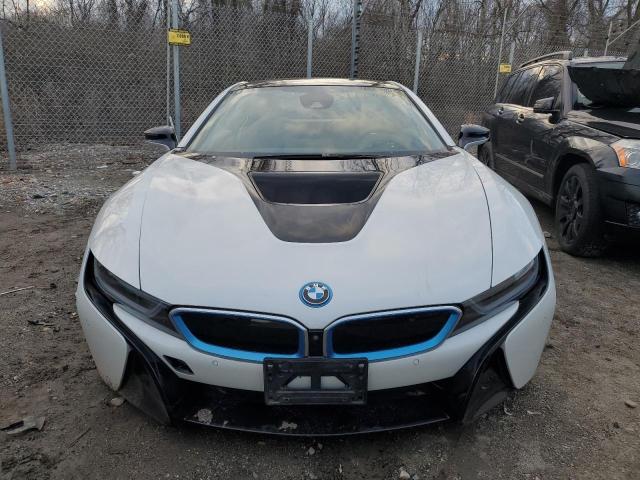 WBY2Z2C54FV392797 - 2015 BMW I8 WHITE photo 5