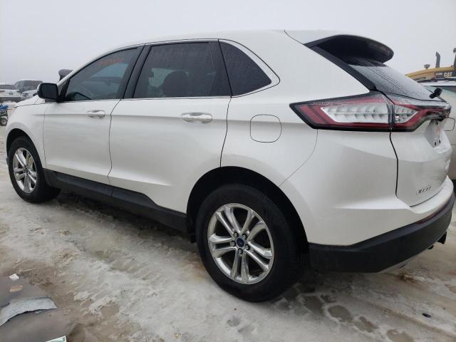 2FMTK4J89FBB65566 - 2015 FORD EDGE SEL WHITE photo 2