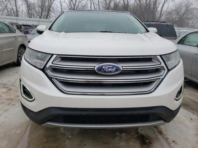 2FMTK4J89FBB65566 - 2015 FORD EDGE SEL WHITE photo 5