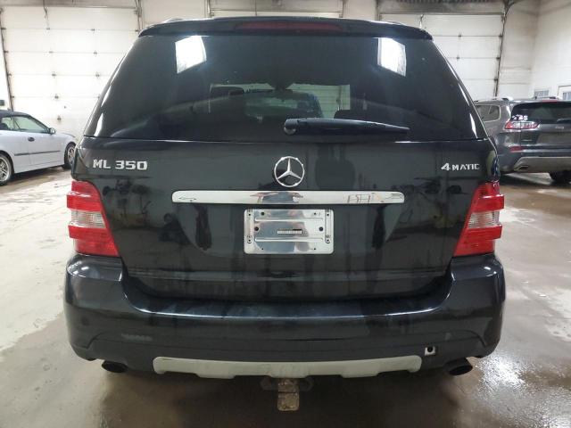 4JGBB86E57A248085 - 2007 MERCEDES-BENZ ML 350 BLACK photo 6