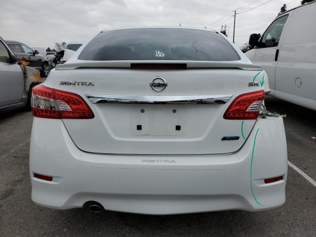 3N1AB7AP3EY261772 - 2014 NISSAN SENTRA S WHITE photo 6