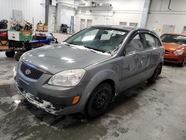 KNADE243096572874 - 2009 KIA RIO 5 SX GRAY photo 1