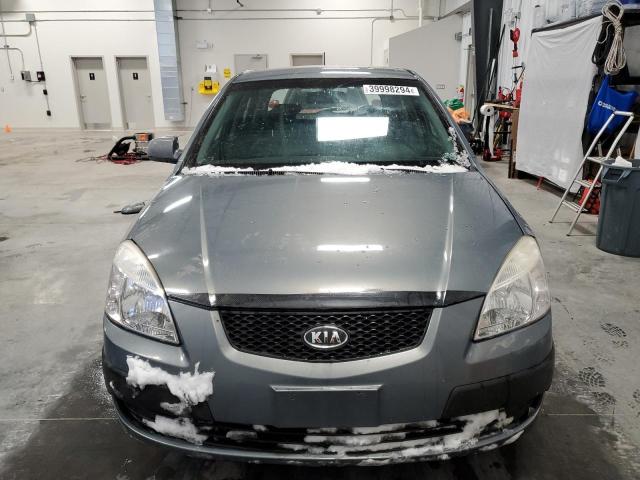 KNADE243096572874 - 2009 KIA RIO 5 SX GRAY photo 5